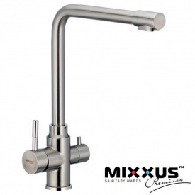 Смеситель для кухни Ухо под осмос MIXXUS Sus 021 (Chr-021), Польша (нержавеющая сталь)