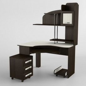 Стол компьютерный Тиса Мебель СК-223 Венге Молочный