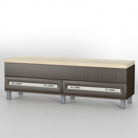 Комод прикроватный Тиса Мебель КП-101 Венге/Дуб молочный