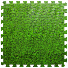 Модульное напольное покрытие 600*600*10 мм зеленая трава