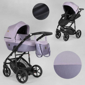 Детская коляска 2 в 1 Expander VIVA V-41007 цвет Pink водоотталкивающая ткань + эко-кожа