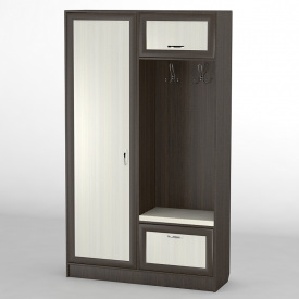 Прихожая Тиса Мебель-20 Венге Молочный