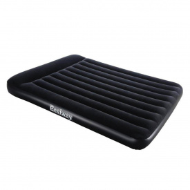Надувной матрас Двухместный Bestway 67464 152 х 203 х 22 см с электронасосом Black (hub_o6v332)