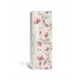 Наклейка на холодильник Zatarga «Сумні троянди» 650х2000 мм вінілова 3Д наклейка декор на кухню