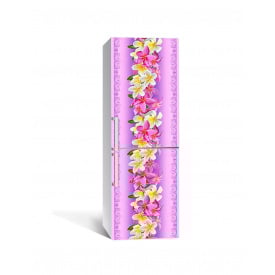 Наклейка на холодильник Zatarga «Лиловая скатерть» 650х2000 мм виниловая 3Д наклейка декор на кухню