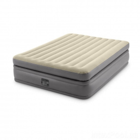 Надувная кровать Двухспальная Intex 64164, 152 х 203 х 51, встроенным электронасос Бежевый