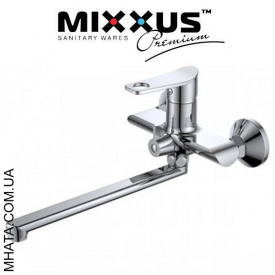 Смеситель для ванны длинный нос Mixxus Dallas Euro (Chr-006)