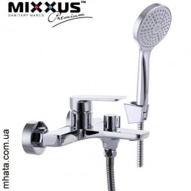 Змішувач для ванни короткий ніс MIXXUS Premium Albert Euro (Chr-009), Польща