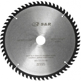 Пильный диск S&R WoodCraft 250 х 30 х 2,6 мм 60Т (238060250)