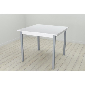 Стол кухонный Ferrum-decor Диего 75x90x90 Серый ДСП Белое 16мм (DIE0043)