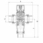 Клапан смесительный термостатический трехходовой 3/4&#039;&#039; KR.1258 KR2818 Киев