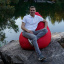 Кресло Мешок Груша Оксфорд 300 150х100 Студия Комфорта размер Большой красный Миколаїв