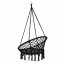 Подвесное кресло-качели (плетеное) Springos SPR0022 Black Доманёвка
