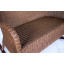 Плетенное кресло-качалка CRUZO Рокини Лавсит натуральный ротанг ореховый с подушками Полтава