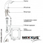Однокран сенсорный для умывальника MIXXUS PREMIUM PHOTO (Chr-001), Польша Херсон