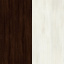 Шкаф ВМВ 4D1S с 2-мя зеркалами Лавенда Дуб шоколадный / Сосна норвежская Луцьк