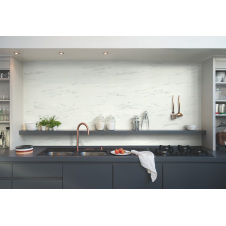 Вініловий підлогу Quick-Step Ambient Glue Plus AMGP40136 Білий Каррарський Мармур