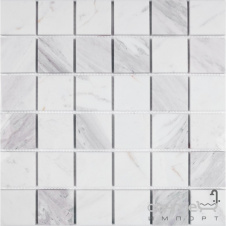 Мармурова мозаїка 30,5x30,5 Kale Bareks SPT26 біла