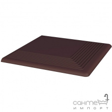 Плитка Paradyz Natural Brown stopnice ryflowane narozne 30х30