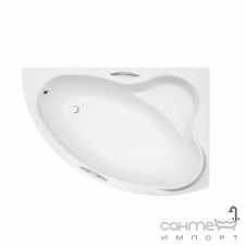 Асимметричная ванна Besco PMD Piramida Ada 160x100 белая правая