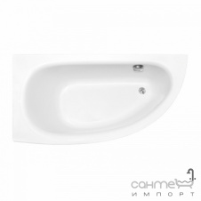 Асиметрична ванна Besco PMD Piramida Milena 150x70 біла ліва