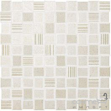 Плитка керамічна мозаїка FAP DESERT CHECK WHITE MOSAICO fKIK
