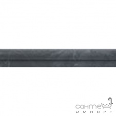Плитка з білої глини фриз Atlas Concorde Marvel Noir St.Laurent London LVLN