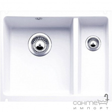 Керамическая кухонная мойка Blanco Subline 350/150-U PuraPlus 523742 глянцевый манголия