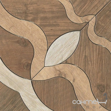 Напольный керамогранитный декор 45x45 Atlas Concorde Axi Brown Chestnut Rosone Mini