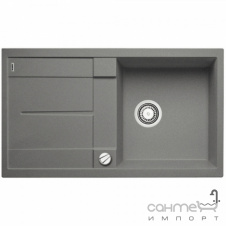 Гранитная кухонная мойка с сушкой Blanco Metra 5 S-F 519097 антрацит