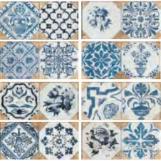 Клінкерна плитка декор 12x25 Gres de Aragon Retro Tierra Azul