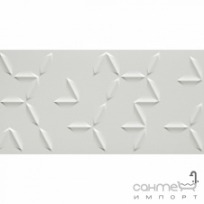 Настінна плитка 40x80 см Atlas Concorde 3 D Wall Design Flake White Matt