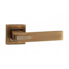 Дверная ручка MVM Furniture QOOB Матовая бронза/полированная бронза