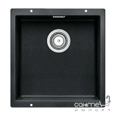 Гранитная кухонная мойка Blanco Silgranit Rotan 400-U 521332 антрацит