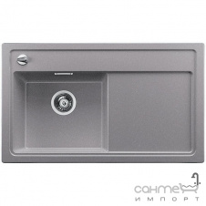 Гранитная мойка с сушкой Blanco Zenar 45S 523802 левая, антрацит