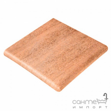 Клінкерна плитка кутова щабель 33x33 Gres de Aragon Columbia Esquina Salmon червона