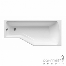 Асимметричная ванна Besco PMD Piramida Integra 170x75 белая правая