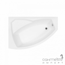 Асимметричная ванна Besco PMD Piramida Rima 160x100 белая левая