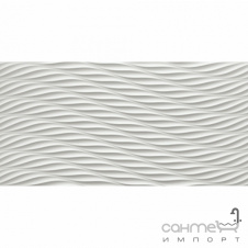Настінна плитка 40x80 Atlas Concorde 3 D Wall Design Twist White Matt