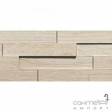 Керамогранитная мозаика 20x44 Atlas Concorde Axi Brick 3D White Pine Белая
