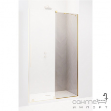Стенка для душевой перегородки Radaway Furo Gold DWJ 10110480-01-01 золото/прозрачное стекло