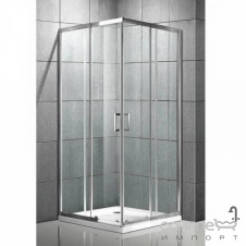 Душевая кабина Veronis FLEX-7-10 профиль хром, стекло прозрачное