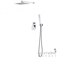 Комплект скрытого монтажа для душа Imprese Grafiky ZMK061901110 хром