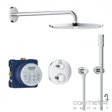 Душевая система скрытого монтажа с термостатом Grohe Grohtherm Rainshower Cosmopolitan 310 34731000 хром