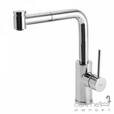 Смеситель для кухни с выдвижным двухфункционным изливом MAX-TRES Tres Kitchen 1.62.438 Хром