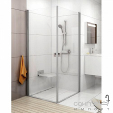 Фото - Душові двері Ravak Chrome CRV1 80 профіль алюміній, прозоре скло 1QV40C01Z1 Душові двері Ravak Chrome CRV1 80 профіль алюміній, прозоре скло 1QV40C01Z1