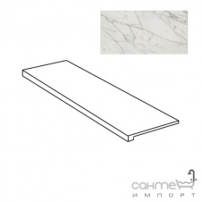 Керамический гранит ступень Atlas Concorde Marvel PRO Marvel Statuario Select Scalino 90 ADXB