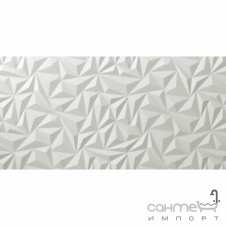 Настінна плитка 40x80 см Atlas Concorde 3 D Wall Design Angle White Matt