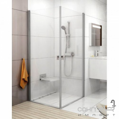 Душові двері Ravak Chrome CRV1 100 профіль алюміній, прозоре скло 1QVA0C01Z1 Житомир