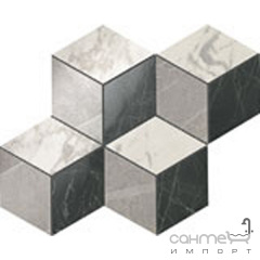 Керамический гранит мозаика Atlas Concorde Marvel PRO Marvel Mosaico Esagono Multicolor Cold ADVQ Обухов